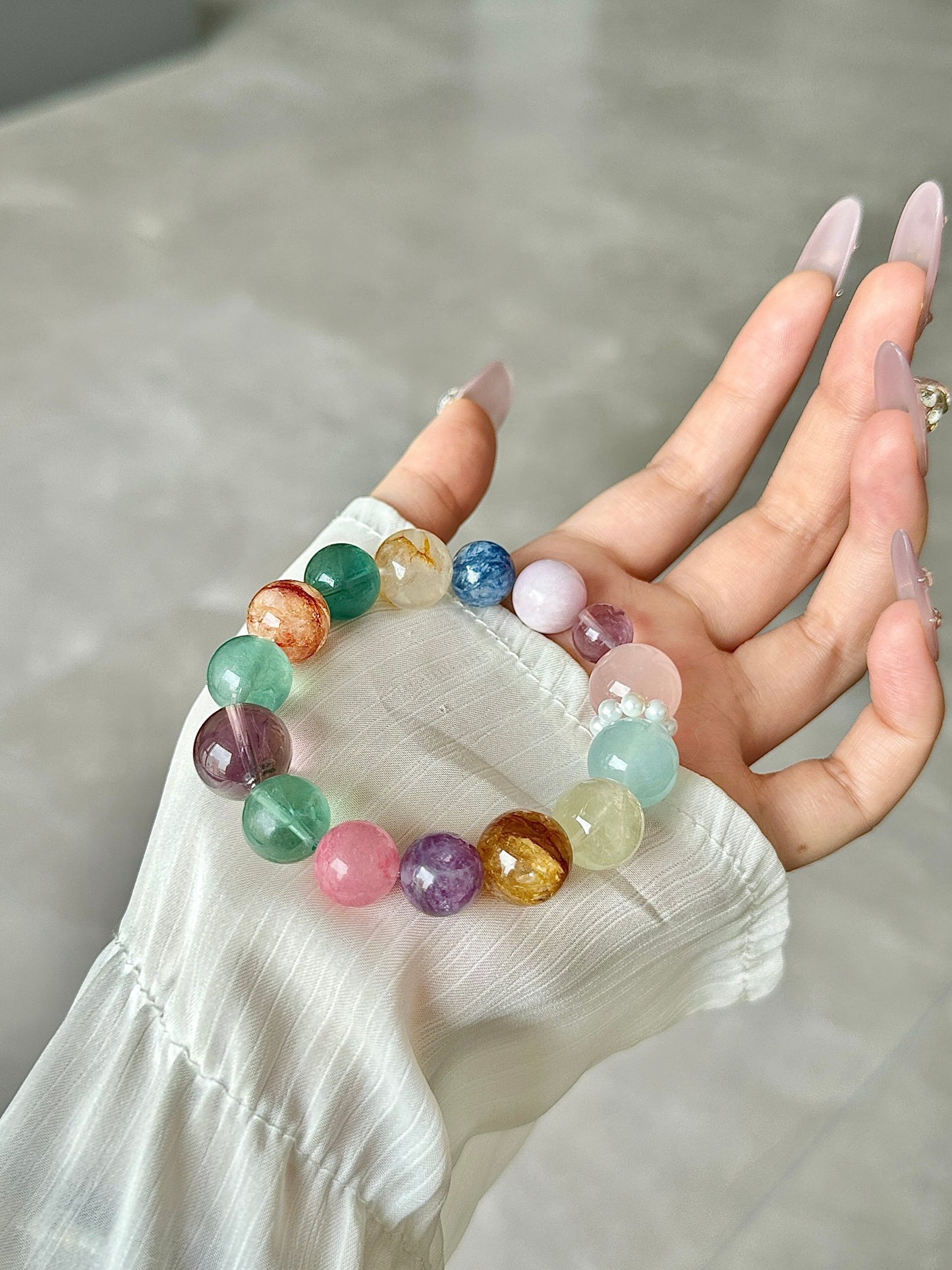Vibrant Glow Crystal Bracelet