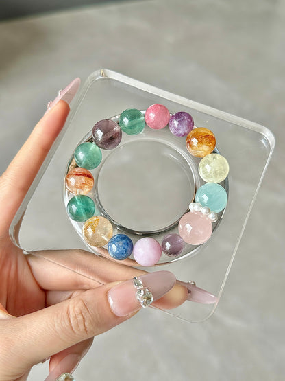 Vibrant Glow Crystal Bracelet
