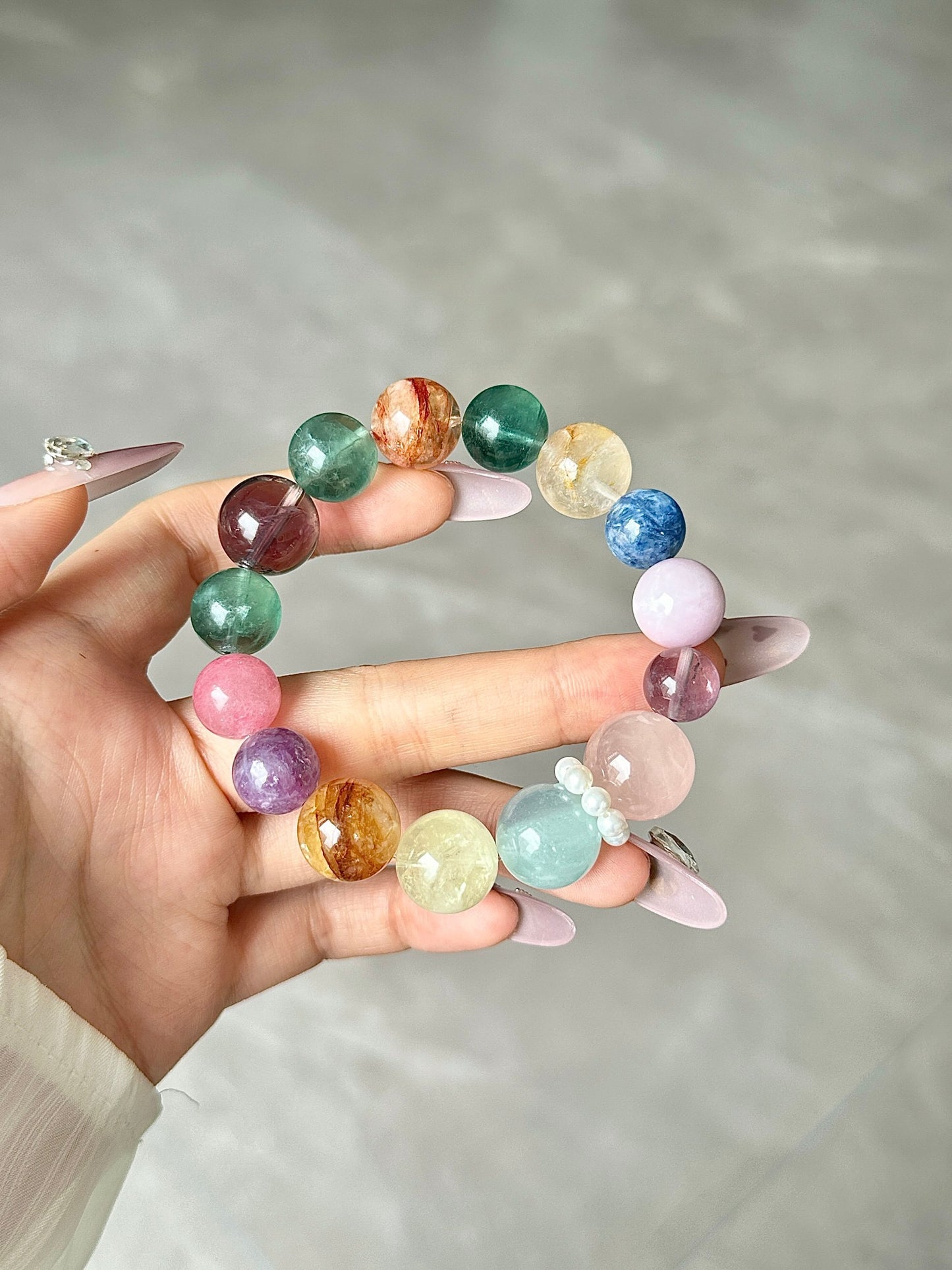 Vibrant Glow Crystal Bracelet