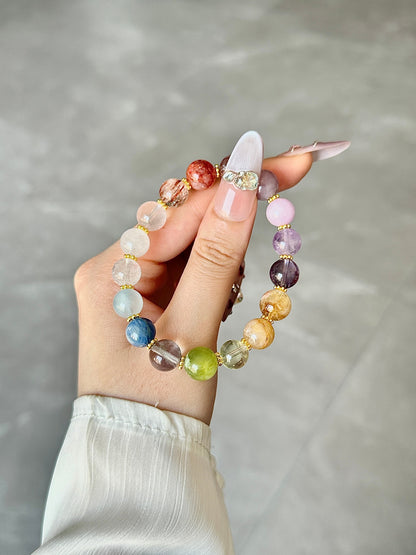 7 - Chakra Rainbow Crystal Bracelet