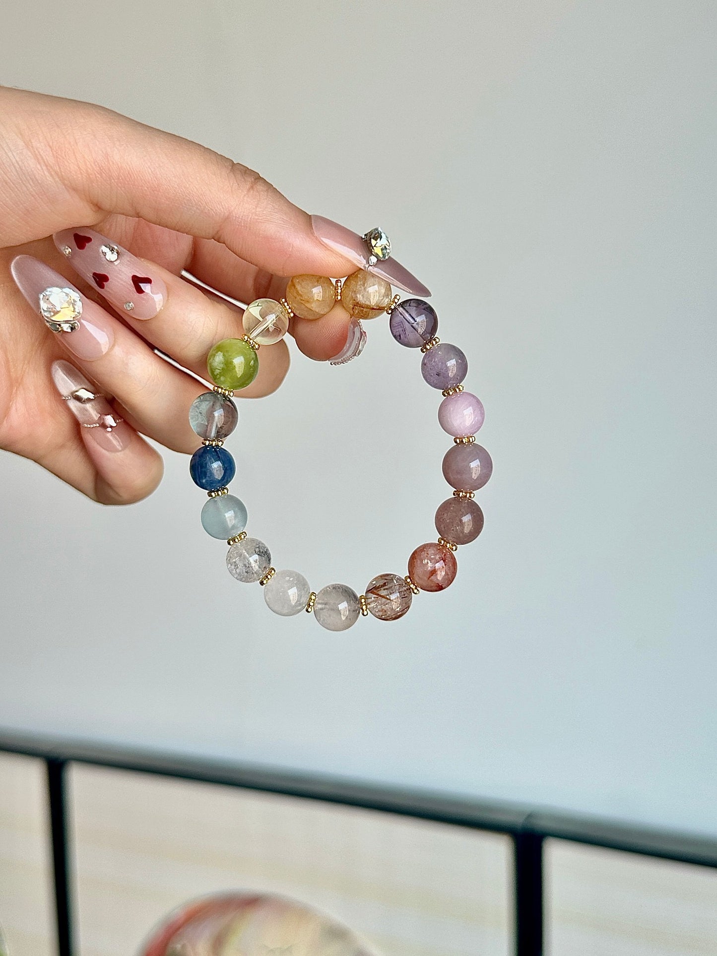 7 - Chakra Rainbow Crystal Bracelet