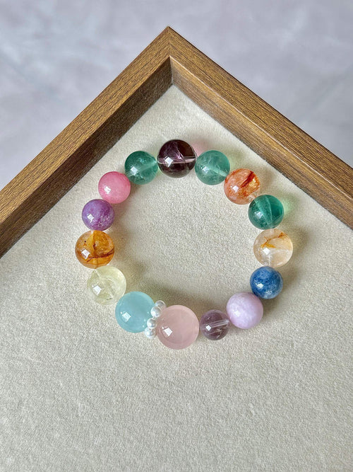 Vibrant Glow Crystal Bracelet