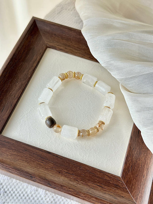 Phantom Barrel - Bead Crystal Bracelet