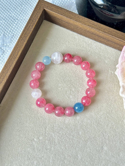 Cherry Blossom Rain Crystal Bracelet
