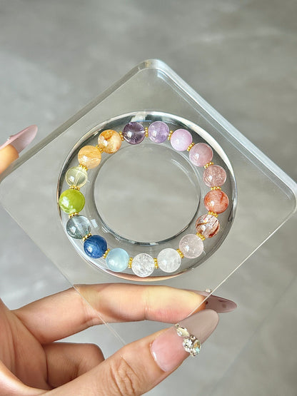 7 - Chakra Rainbow Crystal Bracelet