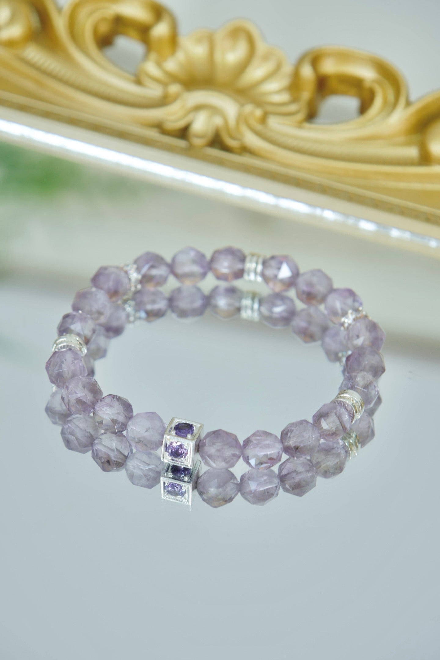 Amethyst & Zircon Bracelet