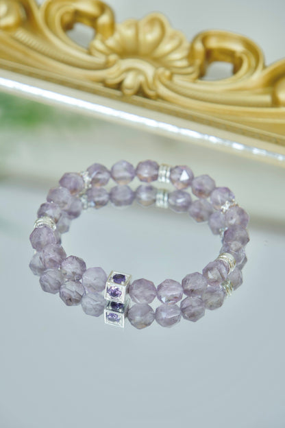 Amethyst & Zircon Bracelet